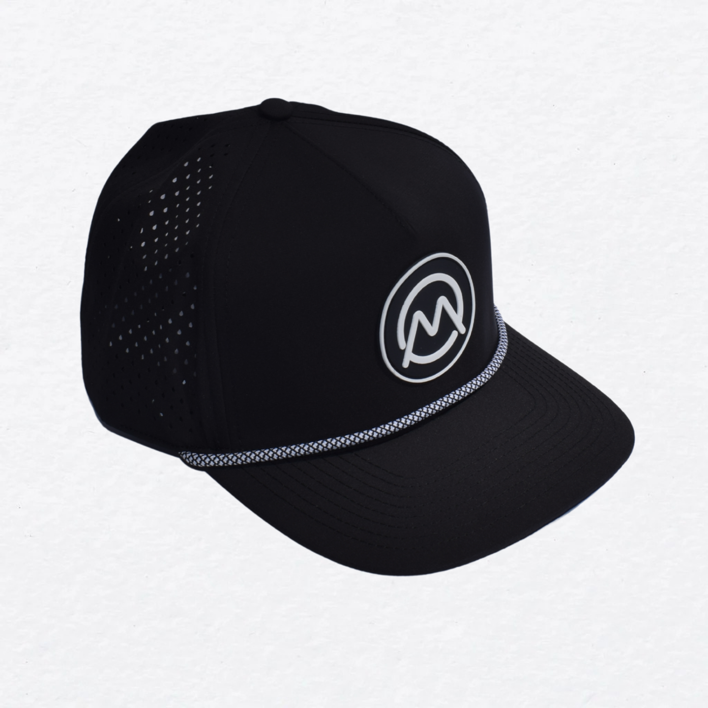 Ornum Badge Snapback Cap - Black