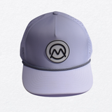 Ornum Badge Snapback Cap - White