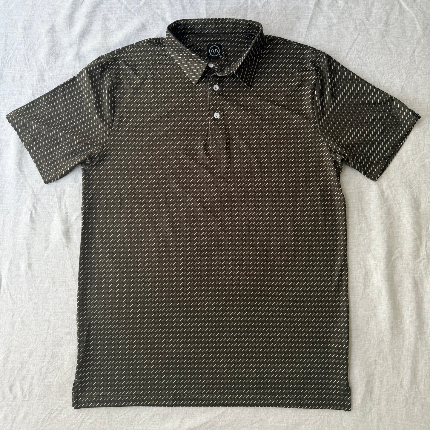 TourWeave Golf Polo - Olive Grain