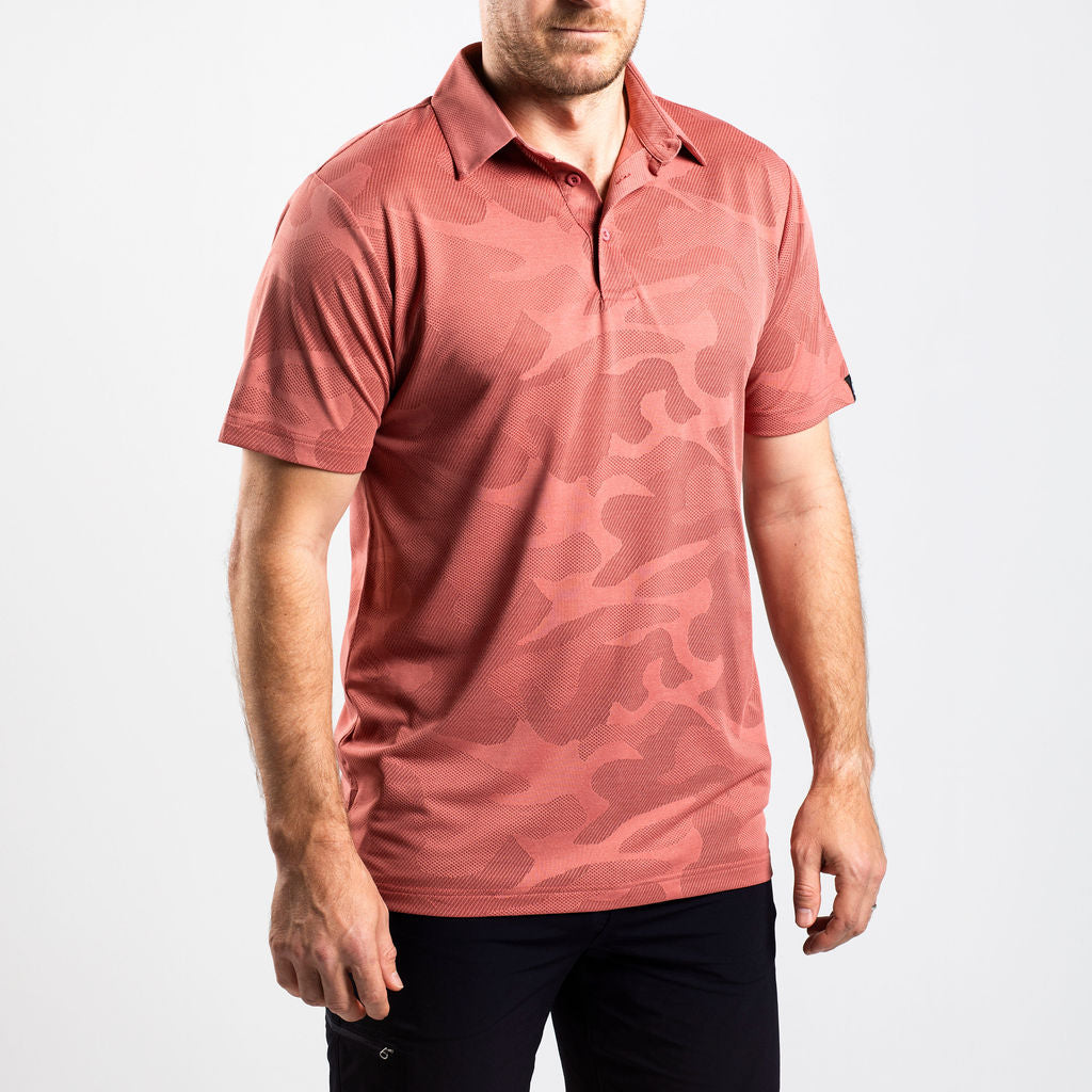 AeroFusion Golf Polo - Smoked Copper
