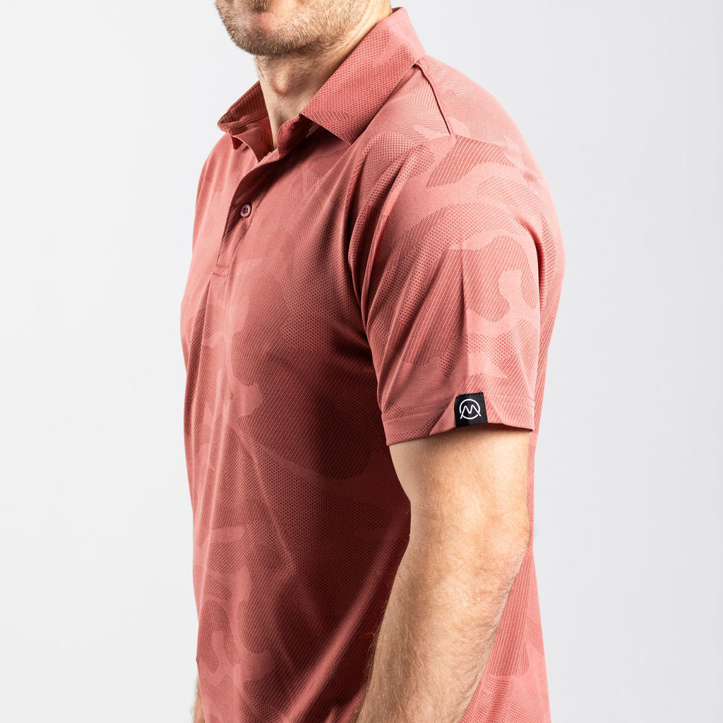 AeroFusion Golf Polo - Smoked Copper