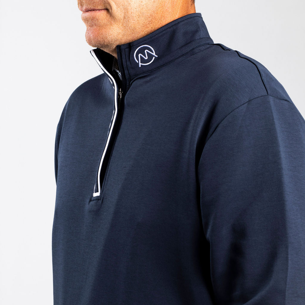 FlexDrive Quarter Zip Pullover - Navy