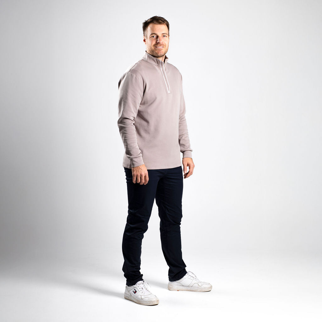 FlexDrive Quarter Zip Pullover - Mushroom