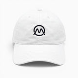 Ornum Badge Dad Cap - Black on White