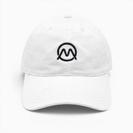 Ornum Badge Dad Cap - Black on White