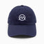 Ornum Badge Dad Cap - White on Navy