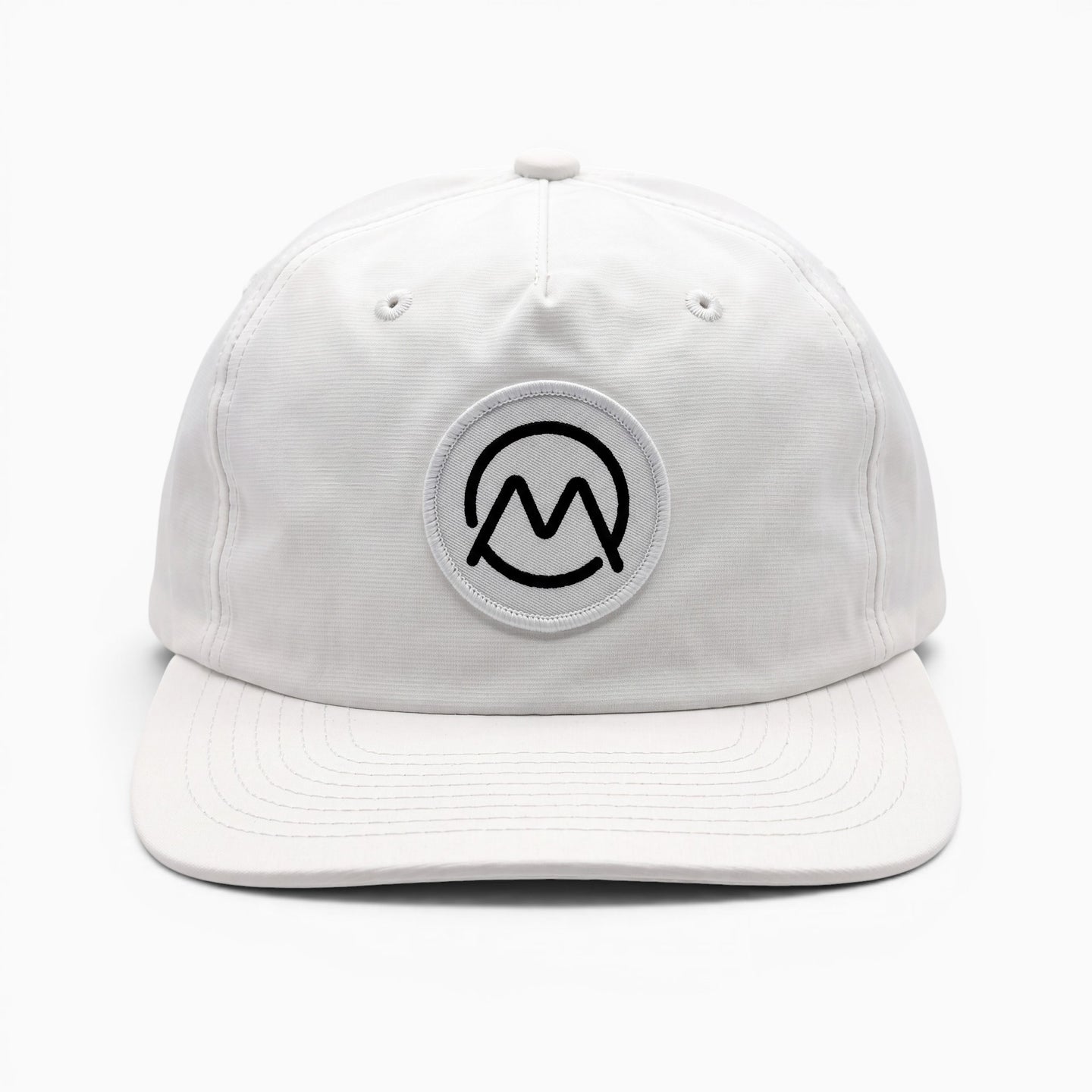 Ornum Badge Surf Cap - White