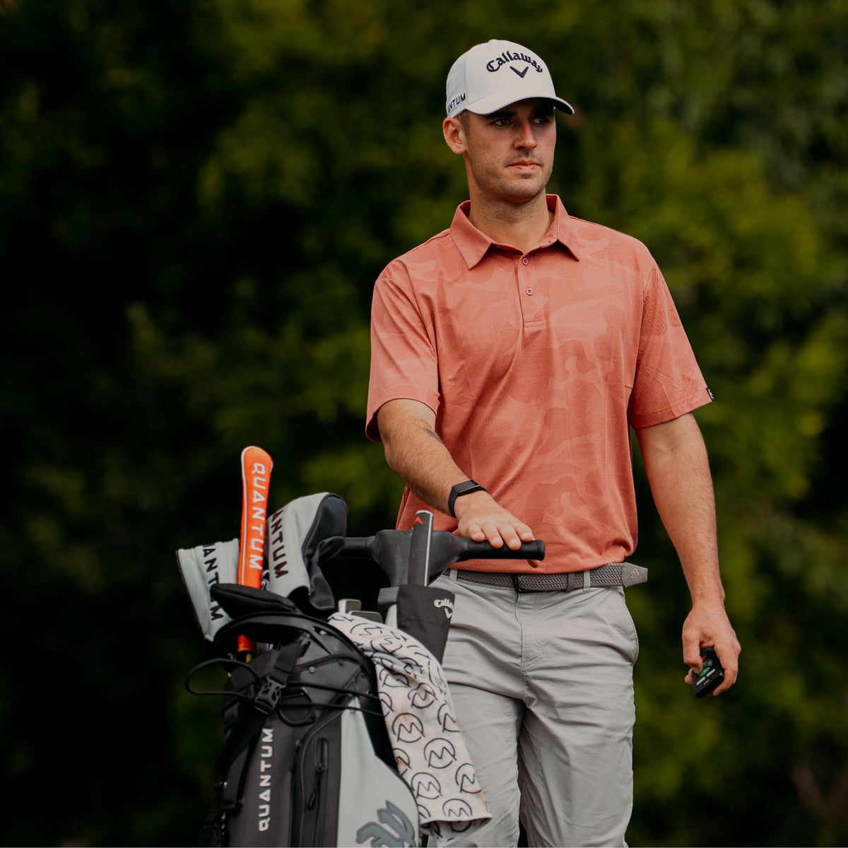 AeroFusion Golf Polo - Smoked Copper