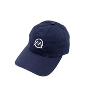 Ornum Badge Dad Cap - White on Navy
