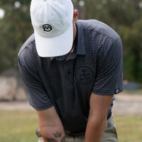 Ornum Badge Dad Cap - Black on White