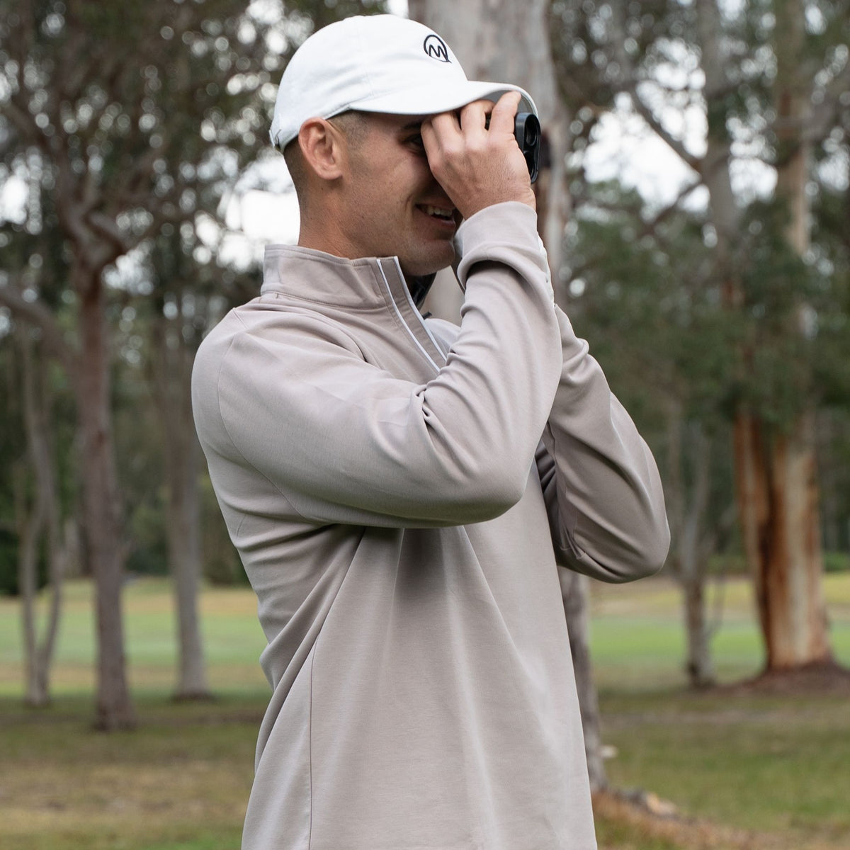 FlexDrive Quarter Zip Pullover - Mushroom