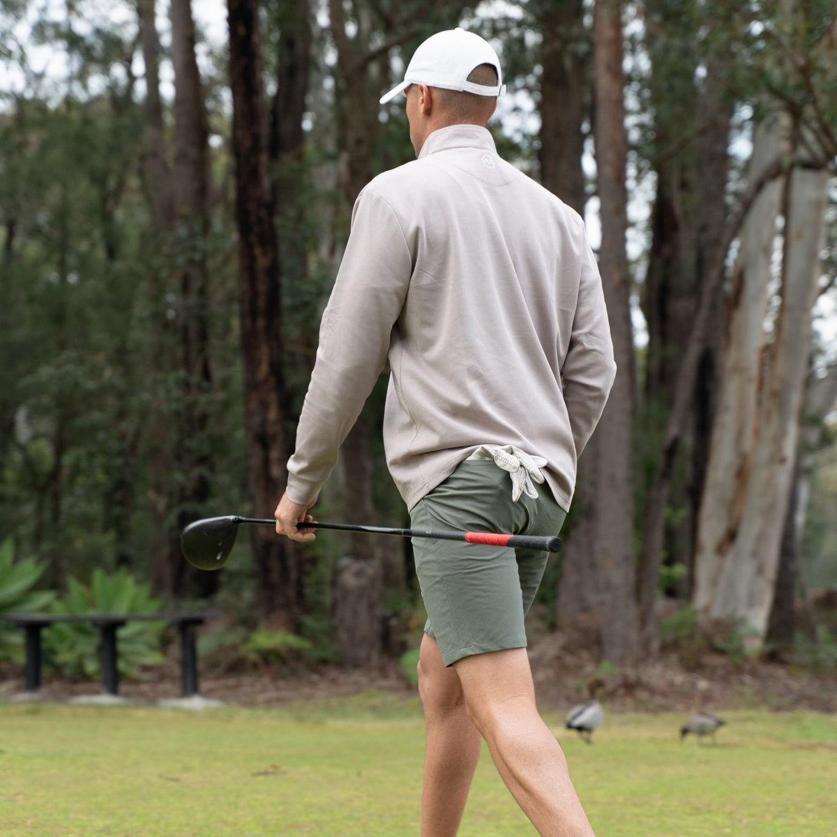 FlexDrive Quarter Zip Pullover - Mushroom