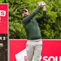Solstice Long Sleeve Golf Polo - Forest Green