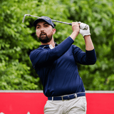 Solstice Long Sleeve Golf Polo - Navy