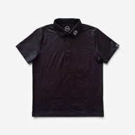 TourWeave Kids Golf Polo - Black Maze