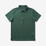 TourWeave Kids Golf Polo - Green Maze