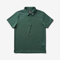 TourWeave Kids Golf Polo - Green Maze