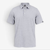 OrnumElite Golf Polo - Black on White