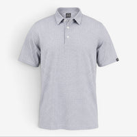 OrnumElite Golf Polo - Black on White