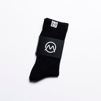 Ornum Performance Mid Crew Golf Socks - Black