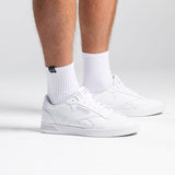 Ornum Performance Mid Crew Golf Socks - White