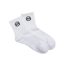 Ornum Performance Knitted 1/4 Crew Socks - White