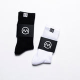 Ornum Performance Mid Crew Golf Socks - Black