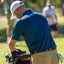TourWeave Golf Polo - Navy Leaf