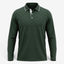 Solstice Long Sleeve Golf Polo - Forest Green