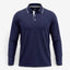 Solstice Long Sleeve Golf Polo - Navy