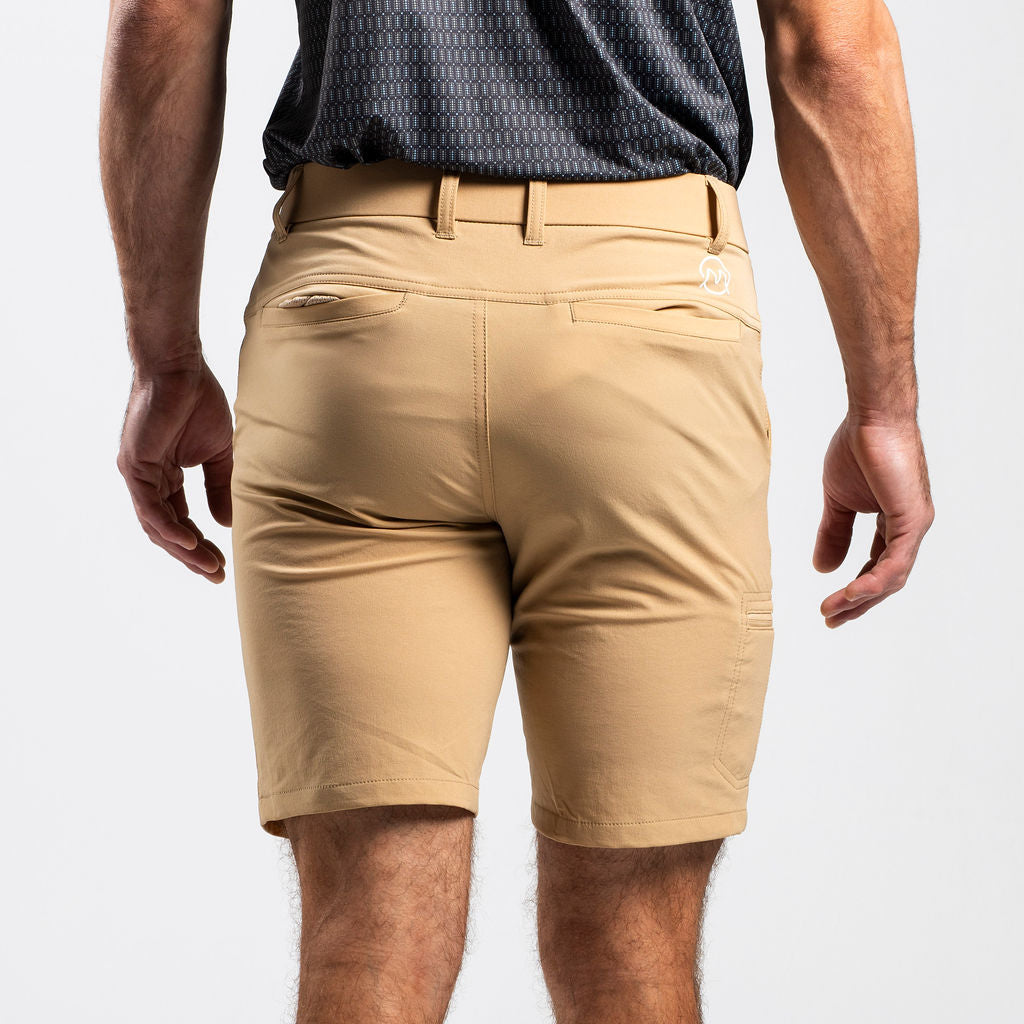 TourFlex Golf Shorts - Sand