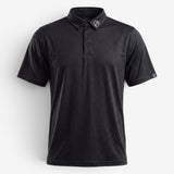 TourWeave Golf Polo - Black Maze