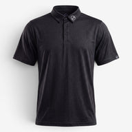 TourWeave Golf Polo - Black Maze
