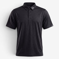 TourWeave Golf Polo - Black Maze