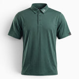 TourWeave Golf Polo - Green Maze