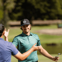 TourWeave Golf Polo - Green Maze