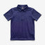 TourWeave Kids Golf Polo - Navy Maze