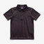 TourWeave Kids Golf Polo - Black Maze
