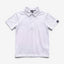 TourWeave Kids Golf Polo - White Maze