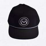 Ornum Badge Snapback Cap - Black