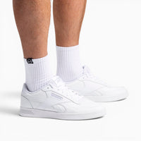 Ornum Performance Mid Crew Golf Socks - White