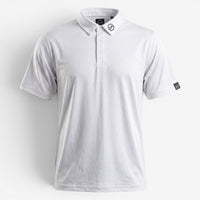 TourWeave Golf Polo - White Maze